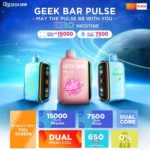 Geek Bar Pulse 小火箭15000口拋棄式電子煙｜16mL大容量 雙網狀線圈 智慧雙模式｜台灣現貨
