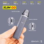 OXVA XLIM GO 小蠻牛輕盈型註油式小煙主機｜1000mAh大電量 30W輸出｜頂部注油防漏 仿皮革質感 (含3ml油艙)：圖片 3