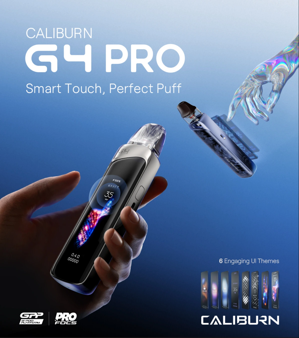 UWELL-Caliburn-G4-Pro主機套裝-1.webp UWELL CALIBURN G4 PRO 咖哩棒電子煙主機套裝|850mAh大電量 G4 GPP倒灌系統|18W三段功率調節 (含0.6Ω/0.9Ω霧化芯):圖片 1