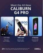 UWELL CALIBURN G4 PRO 咖哩棒電子煙主機套裝｜850mAh大電量 G4 GPP倒灌系統｜18W三段功率調節 (含0.6Ω/0.9Ω霧化芯)：圖片 2