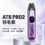 ATB PRO2 注油式電子煙主機套裝 （OXVA小蠻牛新款）羽毛紋理 1300mAh大電量｜30W可調功率 磁吸防漏 5色可選 台灣現貨：圖片 5